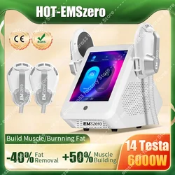 Draagbare Ems Rf Sculpt Machine Elektromagnetische Gezonde Vet Lichaamsafslanktechnologie Spierstimulatie Beeldhouwen 6500W Emszero