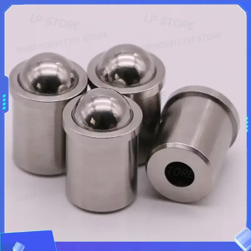 10pcs 304 Stainless Steel Ball Plungers Press-in Type Spring Plungers for Mold Accessories