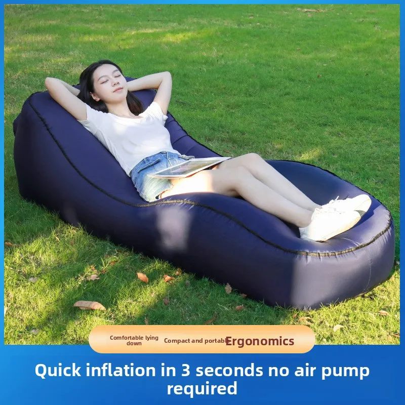 

Manufacturer Spot Inflatable Sofa Portable Inflatable Bed Outdoor Lazy Inflatable Sofa Office Lunch Break Bed Camping