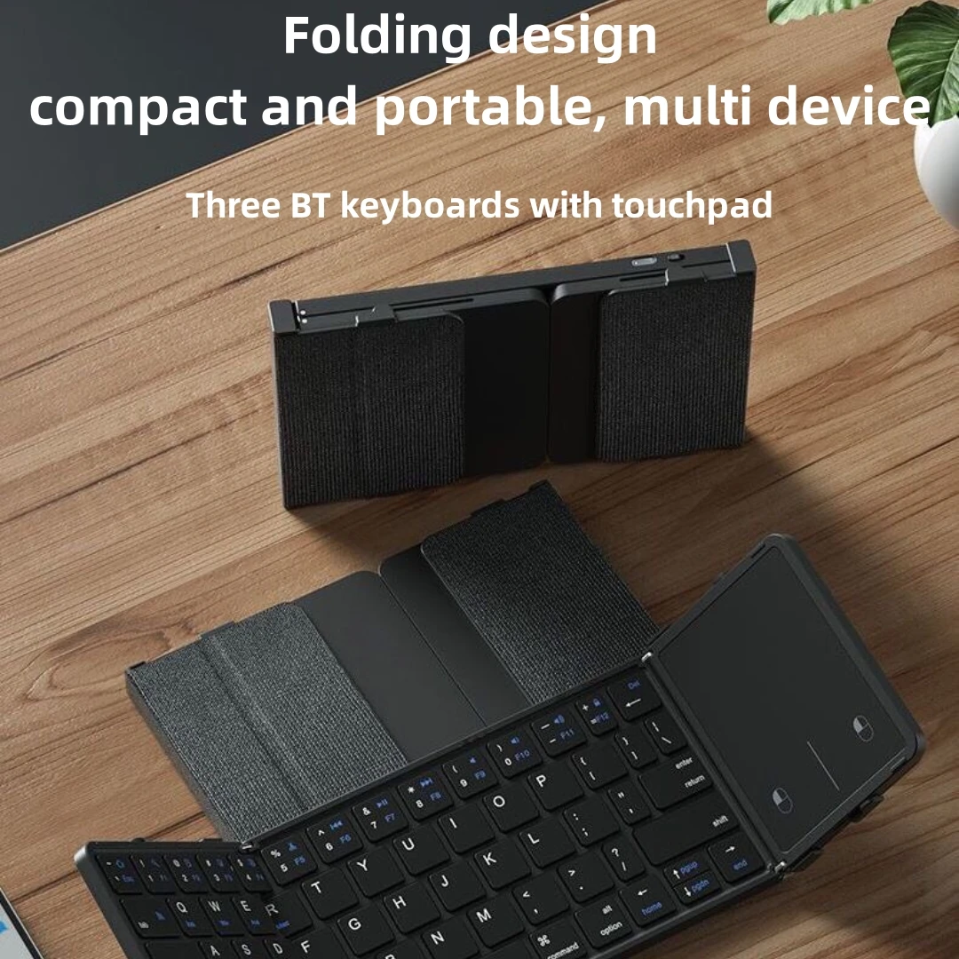 Smart Wireless Mechanical Keyboard for Laptop Smartphone Tablet   for 5.1 Foldable RGB Backlit USB-C Mini
