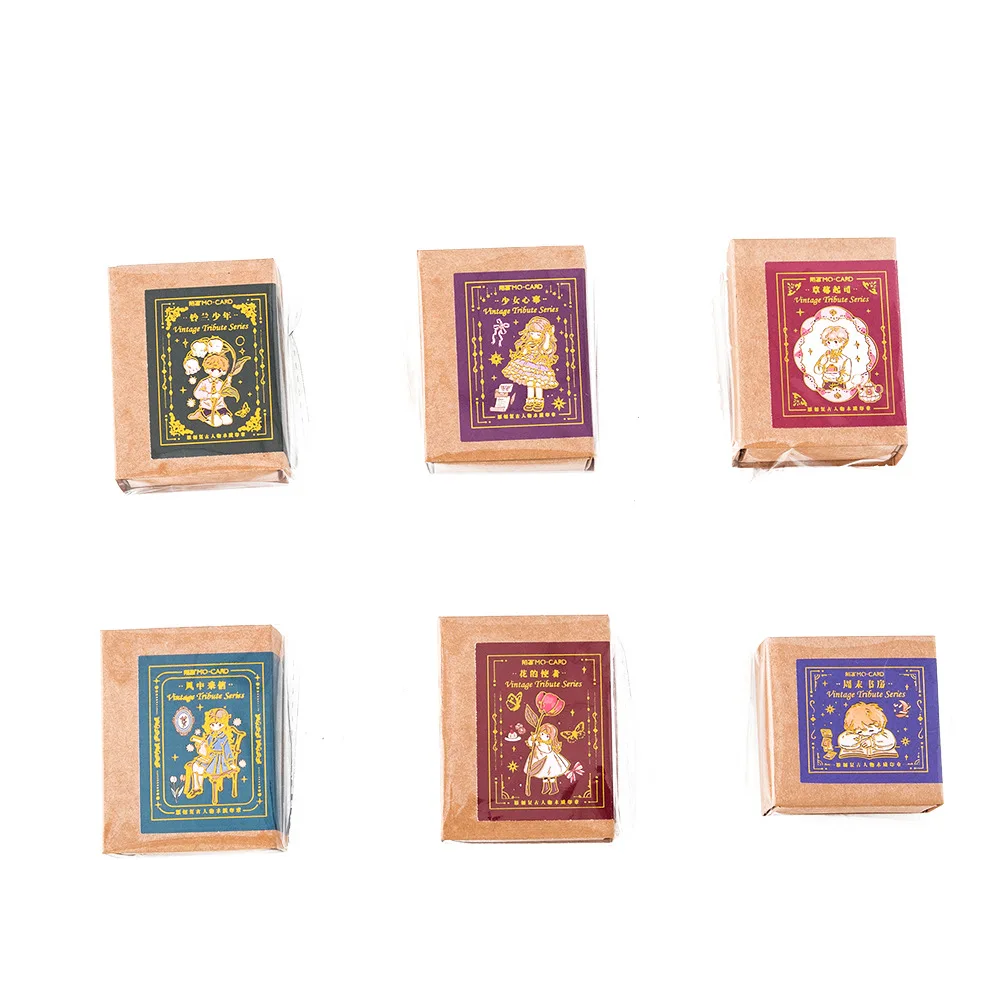 Kawaii Beech Wood Stamp Reading Boys/Girls Daily Life DIY Handbook Diary Scrapbooking Journal Card Making Supplies Cute Stamp