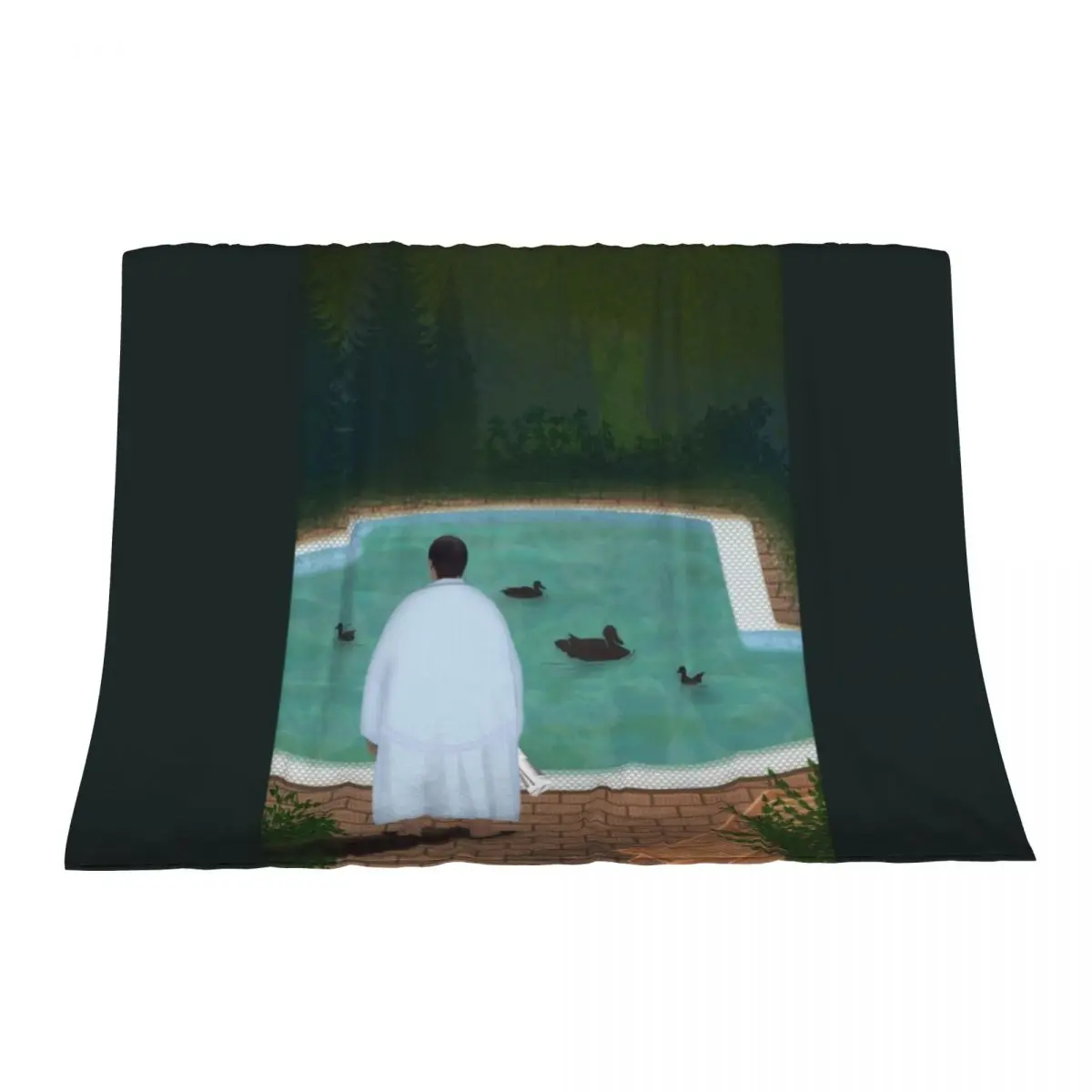 

Him, with those ducks... Throw Blanket Bed covers christmas gifts cosplay anime Blankets