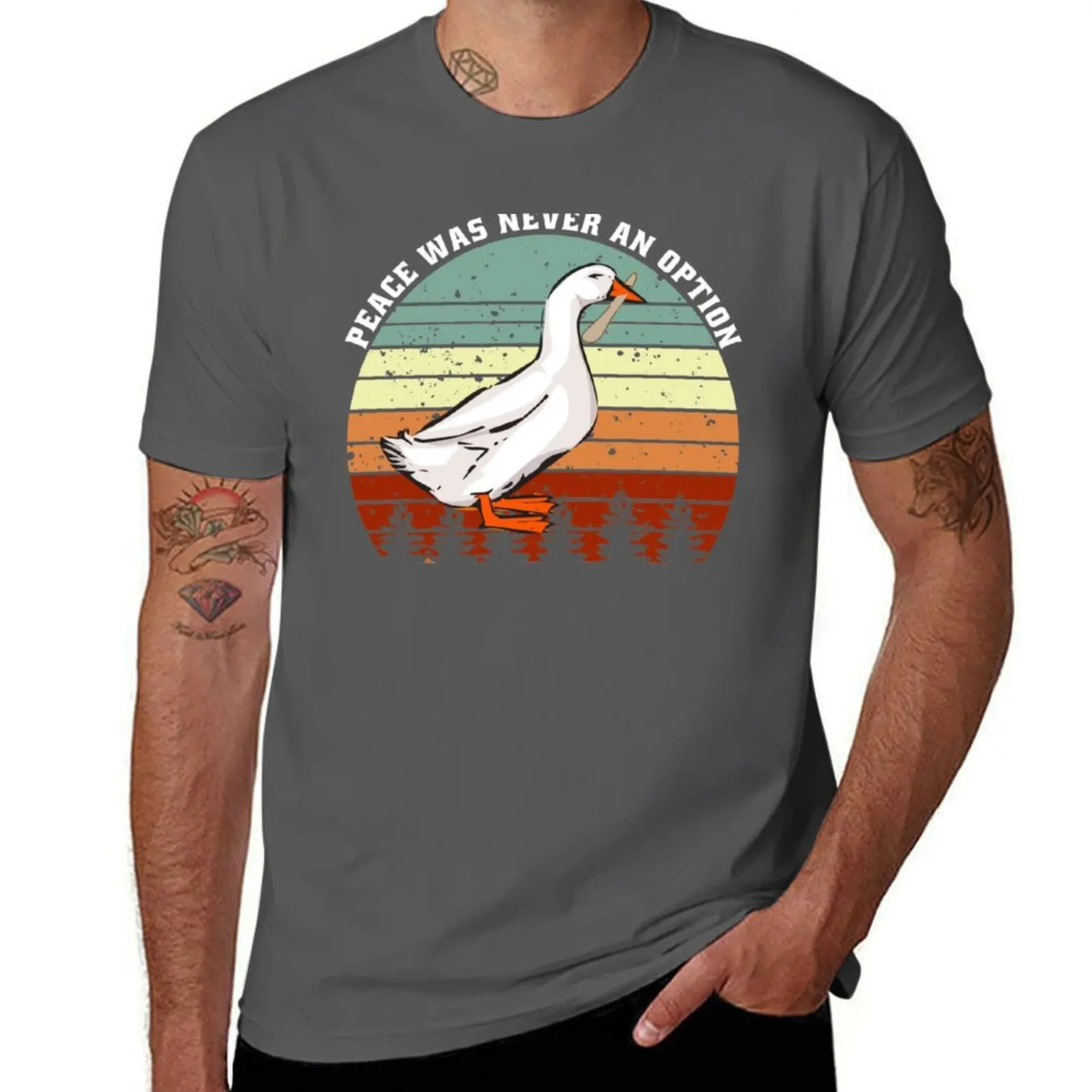

peace was never an option T-Shirt t shirt man designer cotton t shirt pack T-Shirt