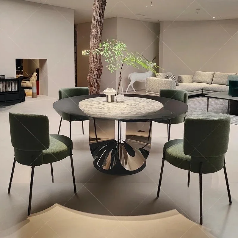 Sillas de Exterior, Mesa de Comedor de Vidrio, Mesa de Centro Moderna para Sala de Estar, Mesa de Comedor para Balcón y Jardín, Juegos de Comedor, Muebles de Salón