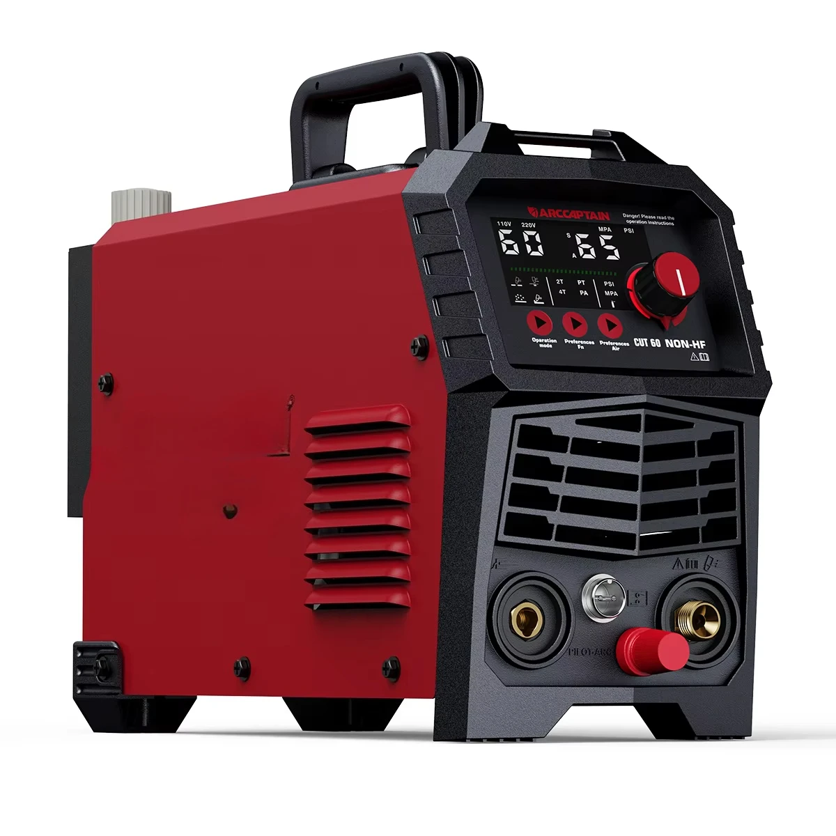 Plasma Cutting Machine 60Amp 110V 220V Pilot Arc With Large LED Display