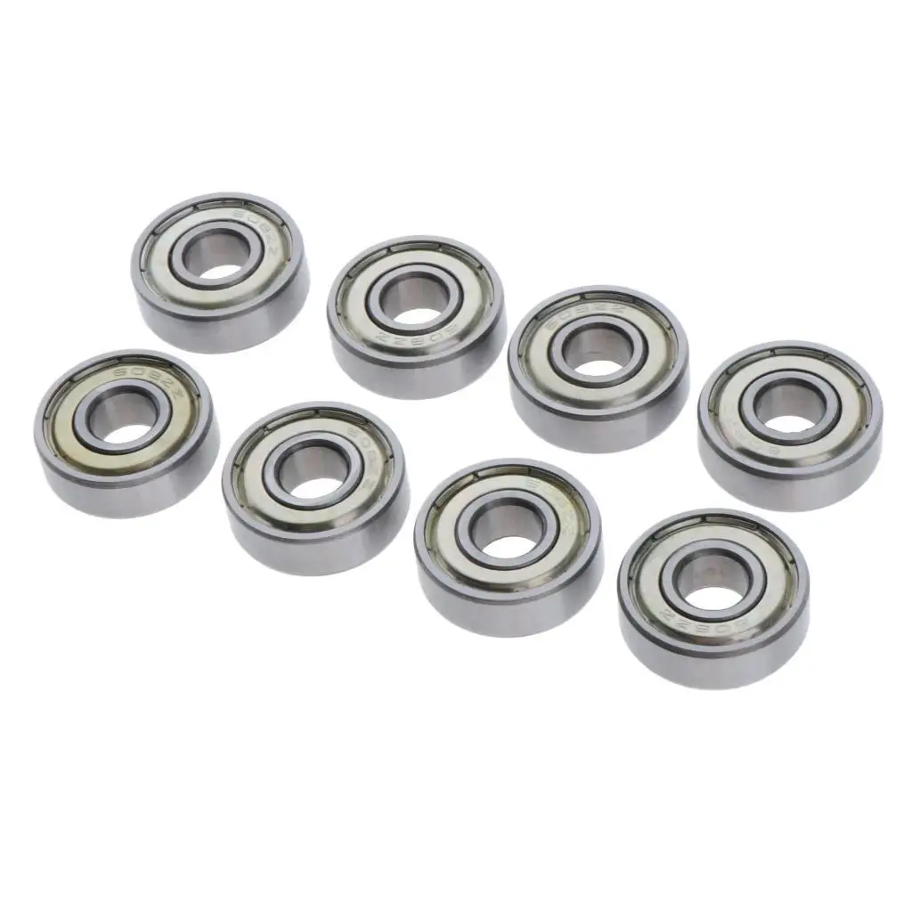 3-4pack 8pcs Frictionless Abec 7 Skateboard Roller Skate Bearings Replacement