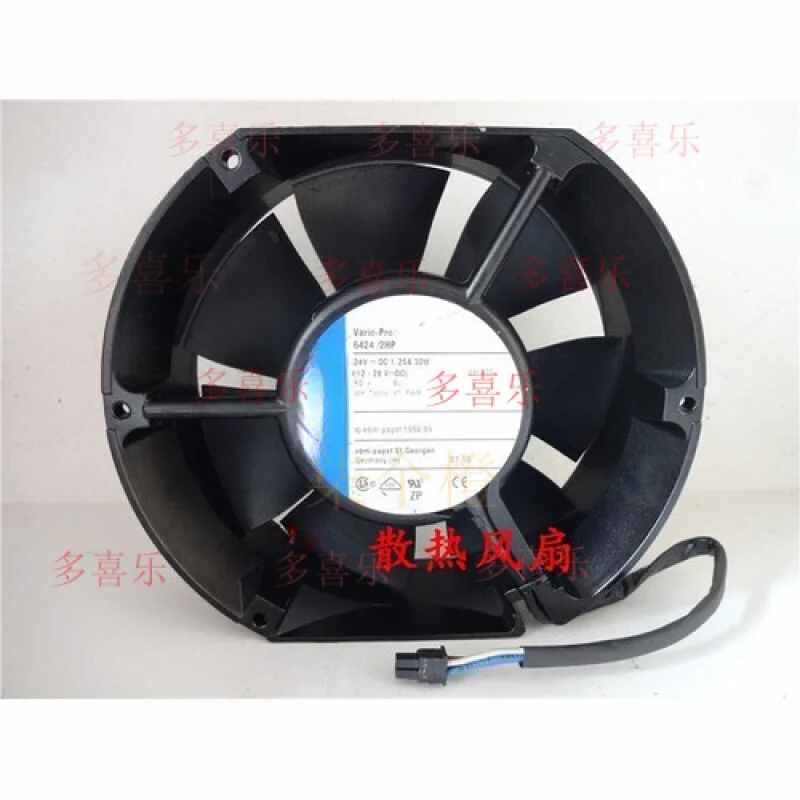

ZMZM 1 PCS for Cooling Fan 6424 /2HP DC24V 17CM 17251 4 pin Aluminum frame fan #A6-3