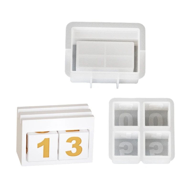 Creative Countdown Silicone Mold Collection for Enthusiasts and Craft Supplies