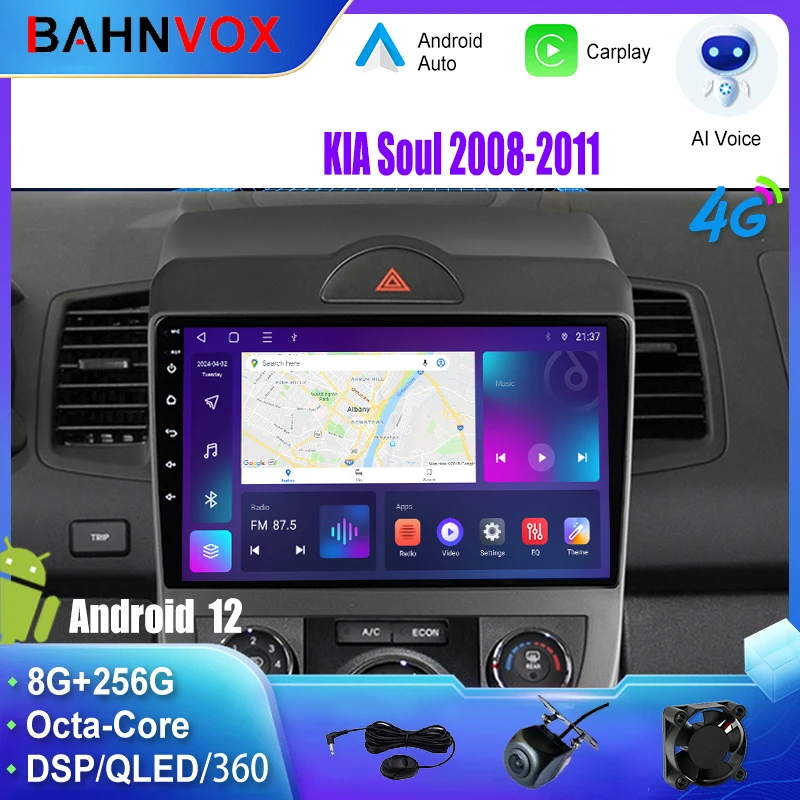 

Android Car Radio GPS Navigation Multimedia Video Player For KIA Soul 2008 2011 Stereo Tape Recorder Screen Carplay 4G