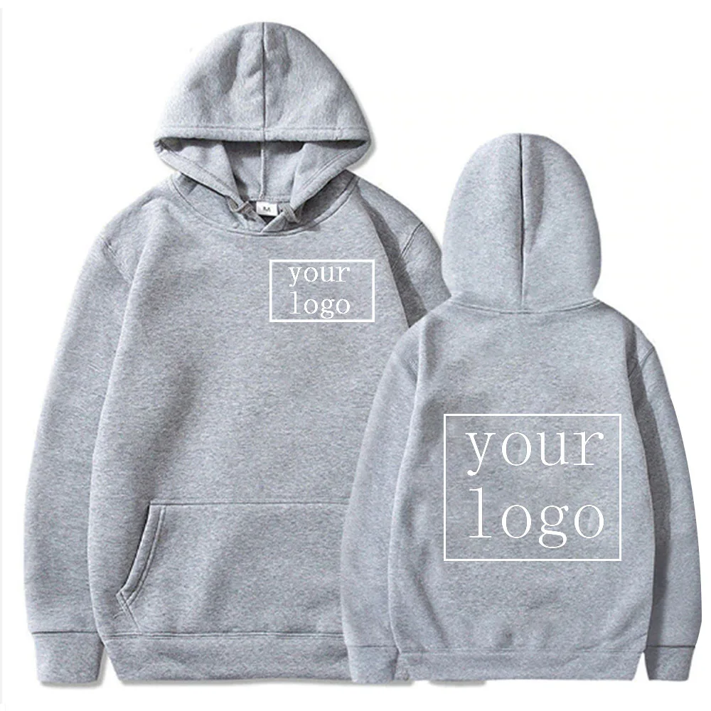 Custom Pattern Your Logo Print Hoodies Men Woman Oversized Hoodie Hooded Sweatshirts Harajuku Pullovers Unisex Tracksuit Clothes