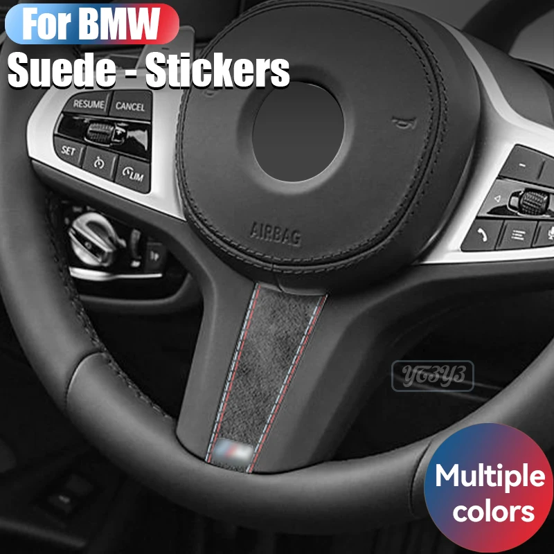 

For BMW 5 Series steering wheel panel decorative strip GG30 G20 G28 G21 G11 G12 F40 Z4 G32 protective sticker Car Accessories