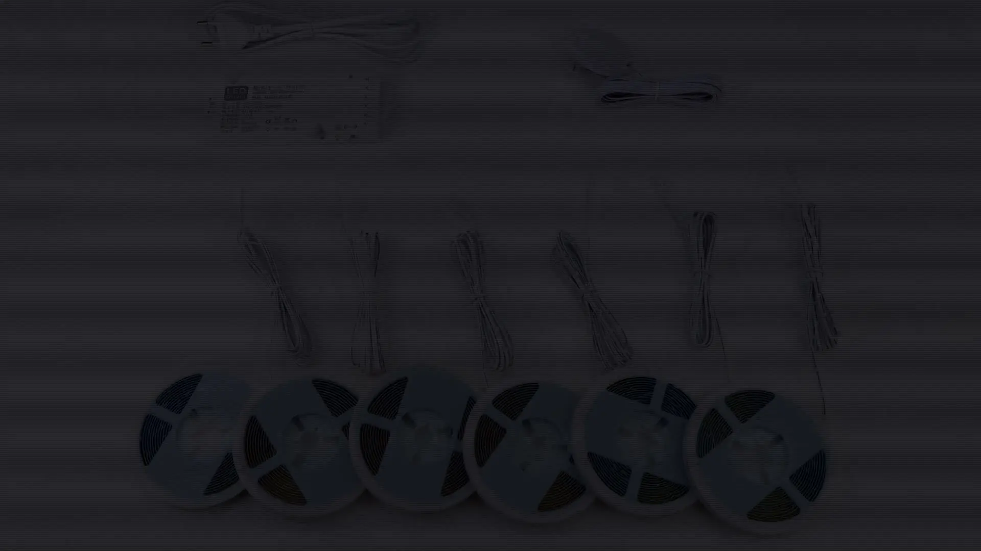 COB LED Strip Light Under Cabinet Collection Display Bookcase Wardrobe Closet Lamp Tape Penetrable Wood Dimmable Touch Sensor