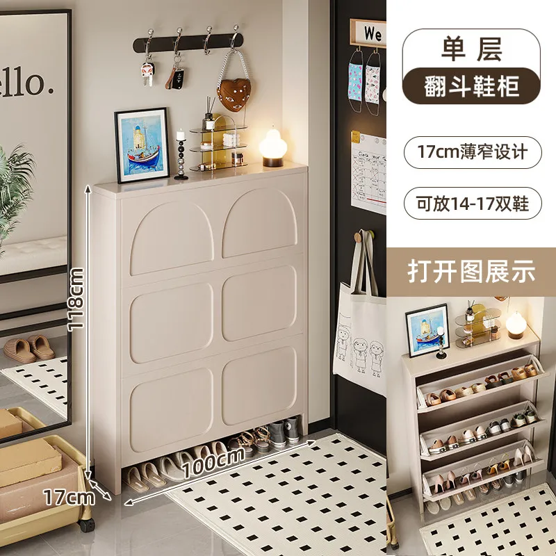 Racks Storage Shoes Cabinets Organizers Entrance White Covers Shoes Cabinets Dividers Hidden Scarpiera Furniture Living Room