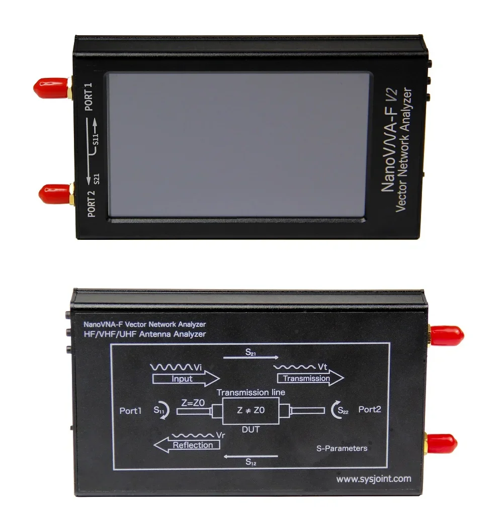 Analizador de red vectorial VNA V2 50KHz-3GHz medición HF VHF UHF 201 puntos de escaneo 9KHz-3GHz sonda de campo cercano prueba EMC EMI