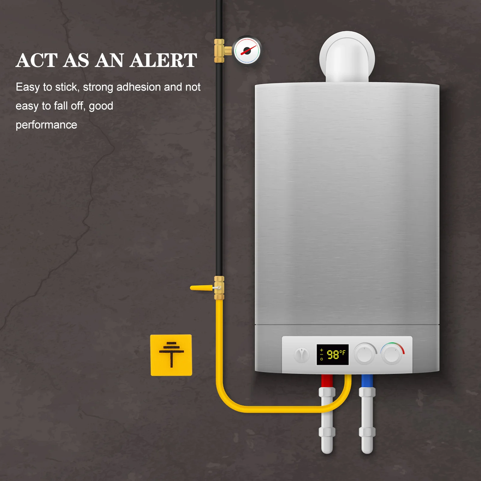 Aterramento Elétrico Adesivos Etiquetas, decalques De Sinal De Segurança, equipamento De Aviso De Conexão, PC