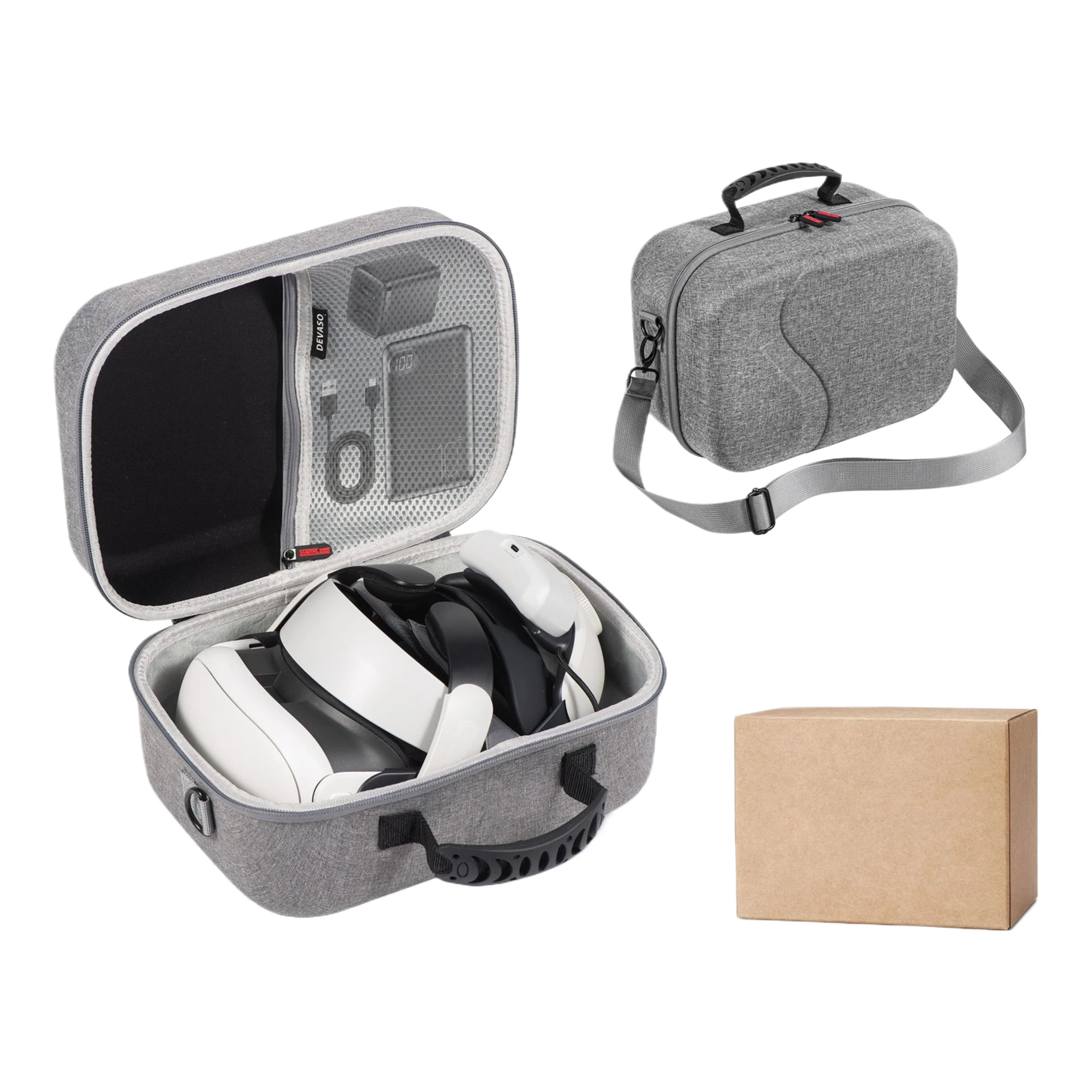 Elite Headset Organizer Meta quest 3/3S VR Handlebar Organizer High-quality travel carrying case crossbody bag