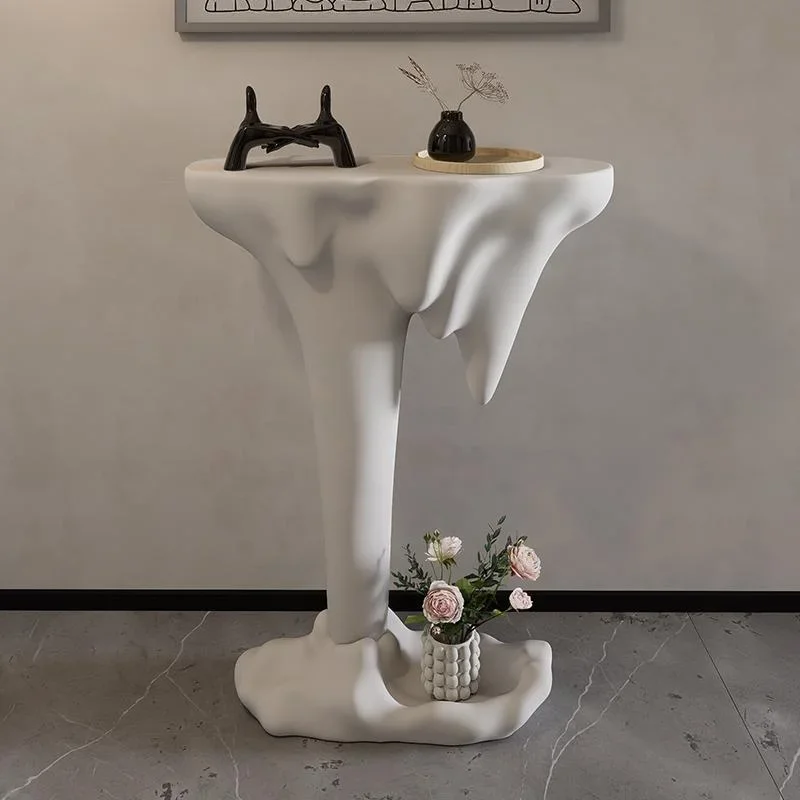 

Modern Simple Luxury Small Size Narrow Entrance Console Table Corner Table Classic Design Style Home Furniture