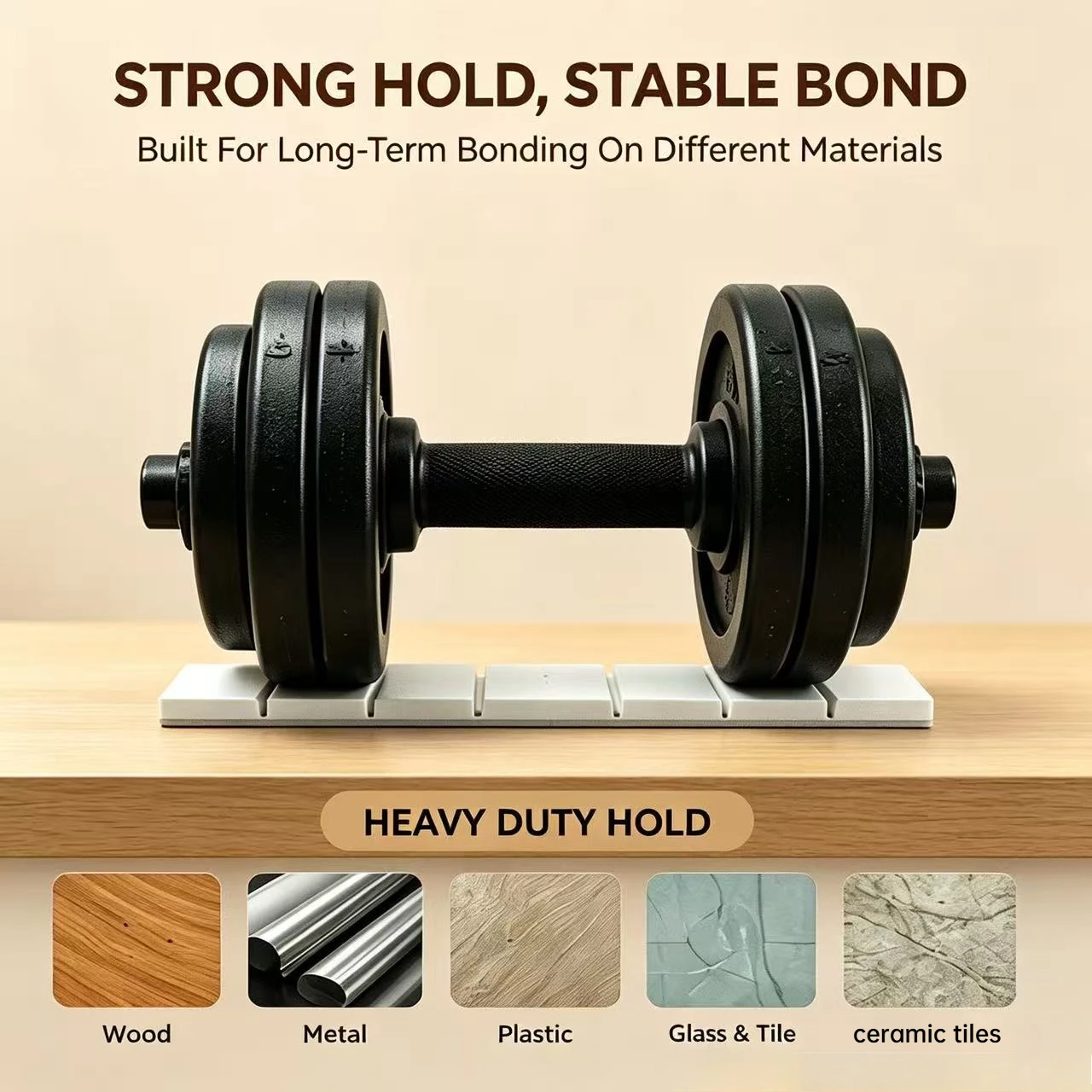 Pre-cut Heavy-Duty EVA Foam Double Sided Tape, Strong & Long Lasting Adhesive, Multi-surface Mounting Tape, No Cutting Required