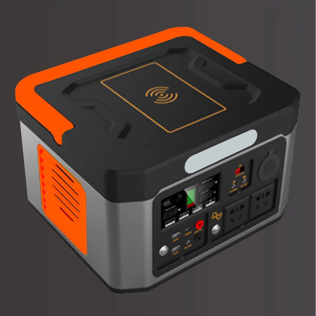 600w 460wh portable solar power station inverter generator for outdoor emergency power supply