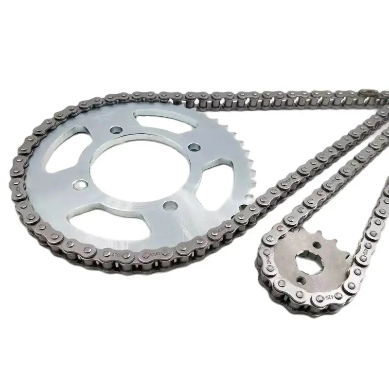 Piñón de cadena delantera y trasera para motocicleta, accesorio