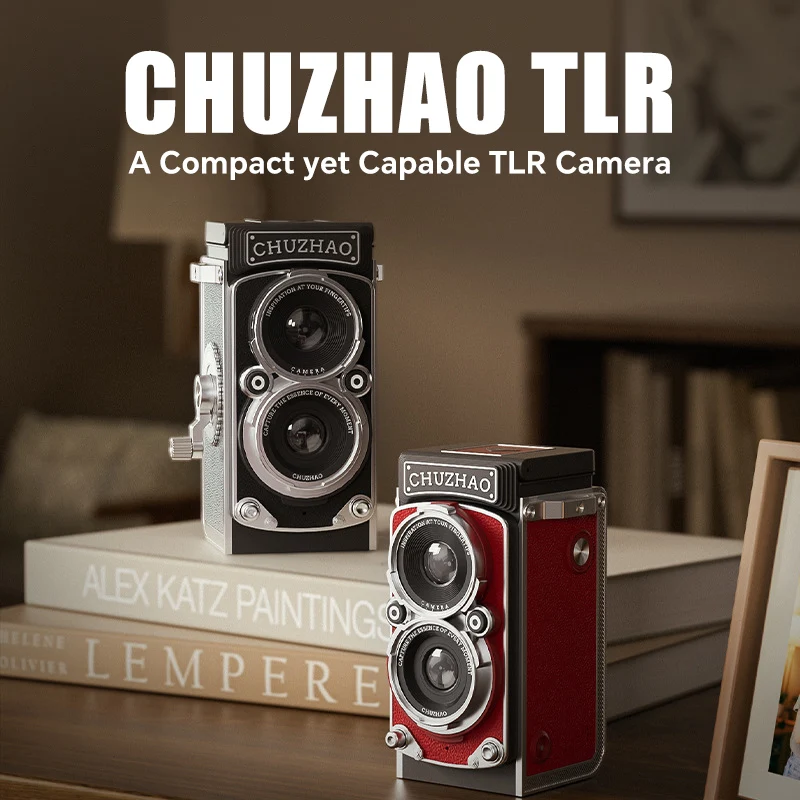 

New Chuzhao Retro Camera - A Gift for Graduation Season Video Recording, Hand-Cranked Camera for Exchange Students