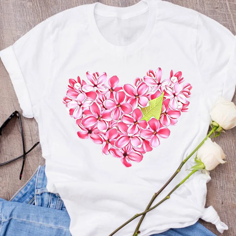 

Women Graphic Plant Cactus Love Plant Fashion Printed Cute 90s Lady Clothing Female Tees Print Tops T Shirt Womens T-Shirt