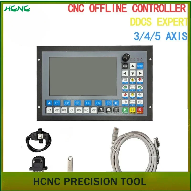 

5-axis Cnc Independent Controller Ddcs-expert 3/4/5 Axis Offline Support Closed Loop Stepper/atc Controller To Replace Ddcsv3.1