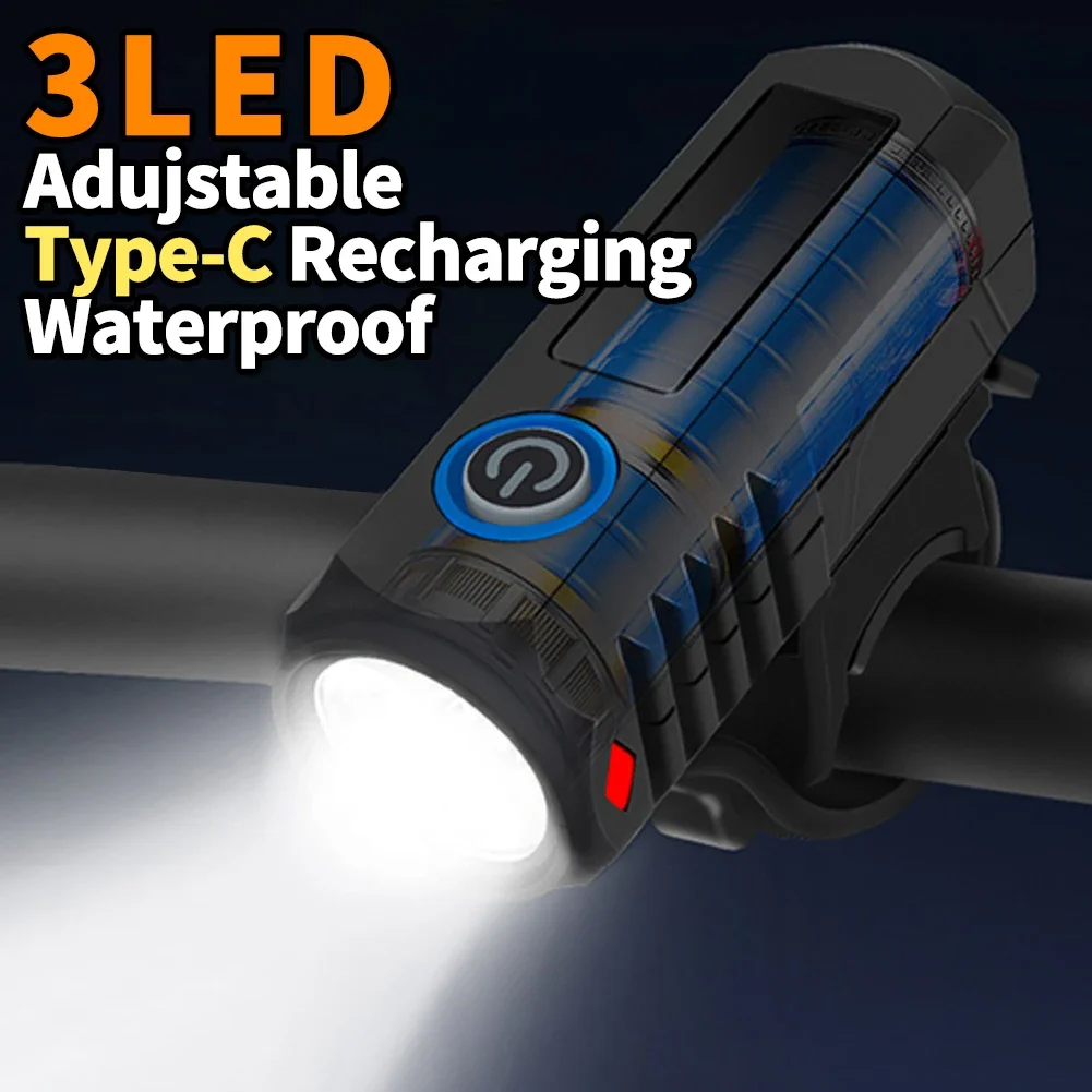  LED الدراجات الجبهة ضوء سطوع عالية قابلة للشحن السلامة الخلفية مصباح الطريق MTB الدراجة العلوي دراجة مصباح يدوي الملحقات #2