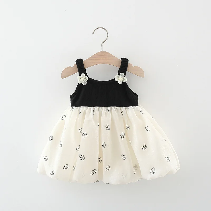 Summer newborn Girl Baby's Clothes Bow Strap TUTU Dresses dress for 1 year infant baby Birthday Girl's Clothing Princess Dress