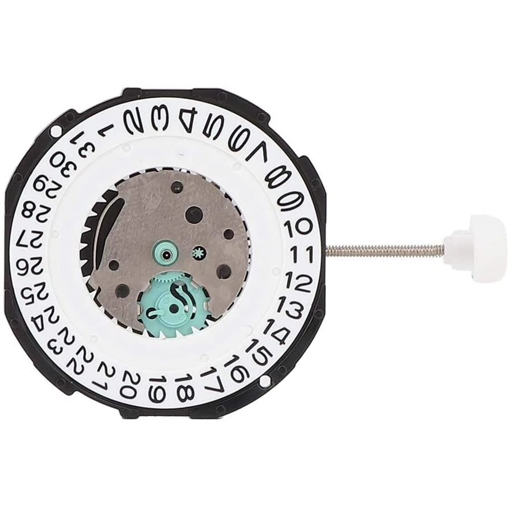 T36C Watch Movement,Three Hands Movement Movement Quartz Watch Movement, SL28 for Watch Repair Accessory Men(Single Calendar)
