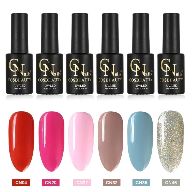 DEROI Gel Nail Polish UV LED Soak Off Nail Gel Vernis Semi Permanent Manicure Nail Supplies for Professionals 10ml Gel Polish