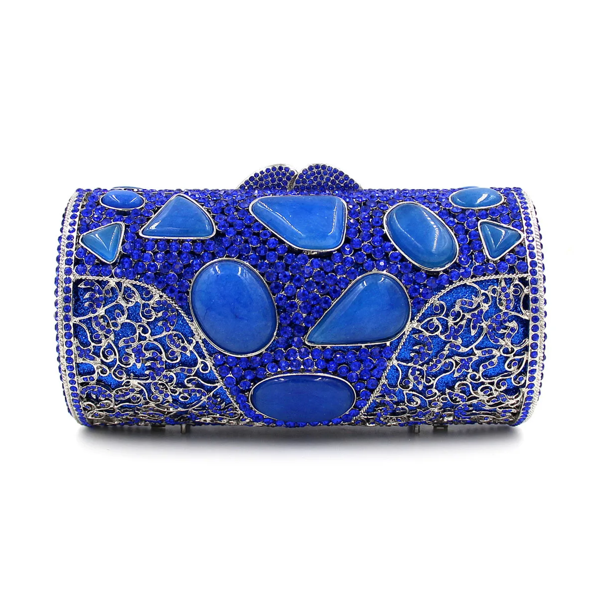 

New Design Rhinestone Crystal Clutches Diamond Wedding Party Hand Purse Evening Bag for Women