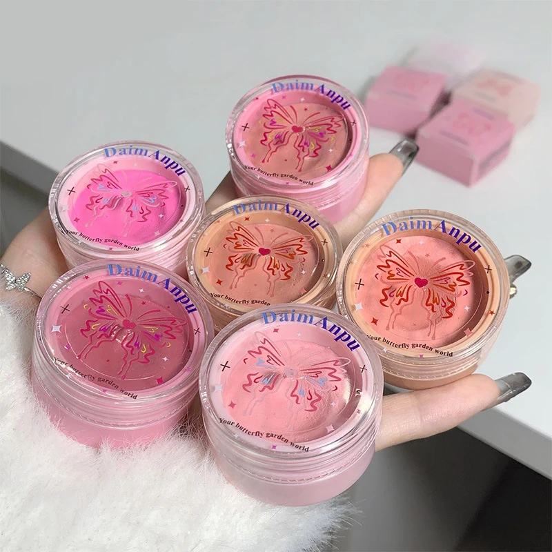 Air Powder Blush Cream riparazione del gonfiore illuminante evidenziare sottile scintillante puro desiderio trucco nudo naturale