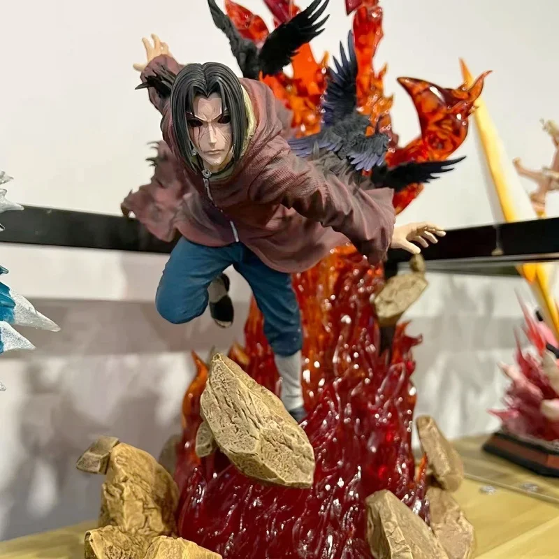 

28cm Naruto Itachi Uchiha Action Figures Have To Be Able To Reborn Minkka Raven Xiao Organization Model Collectible Toy Gift