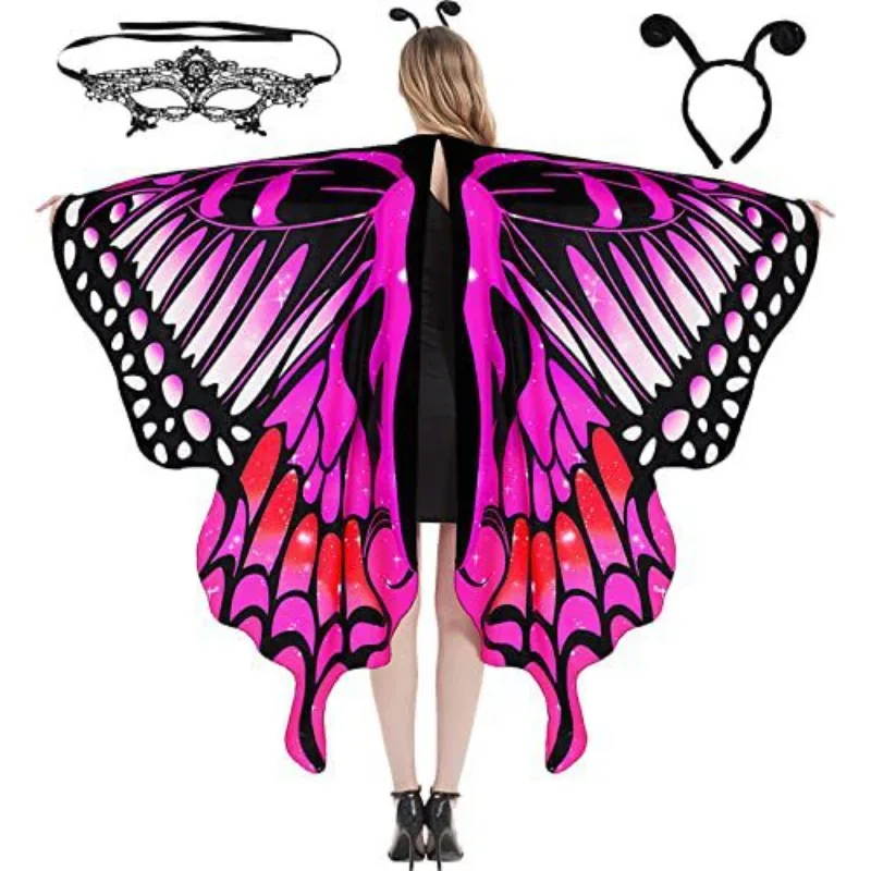 

Children's Day Butterfly Wings Cosplay Costume Butterflies Wing Cloak Cape Stage Performance Outfits Halloween Carnival Party