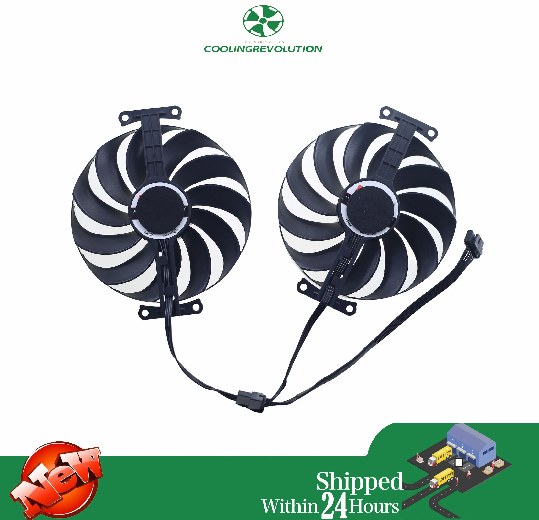 95mm Graphics card fan T129215SU FDC10U12D9-C 12V RTX 3070 RTX 3060Ti For ASUS RTX 3070 3060 Ti DUAL OC Graphic Card Cooler Fan