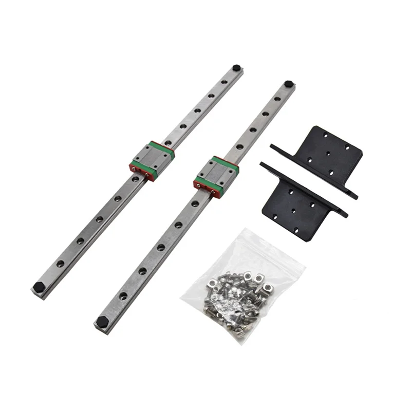 

Qy-For Creativity Y-Axis Dual Rail Upgrade Kit DIY Hot End Wire Slide для аксессуаров для 3D-принтеров