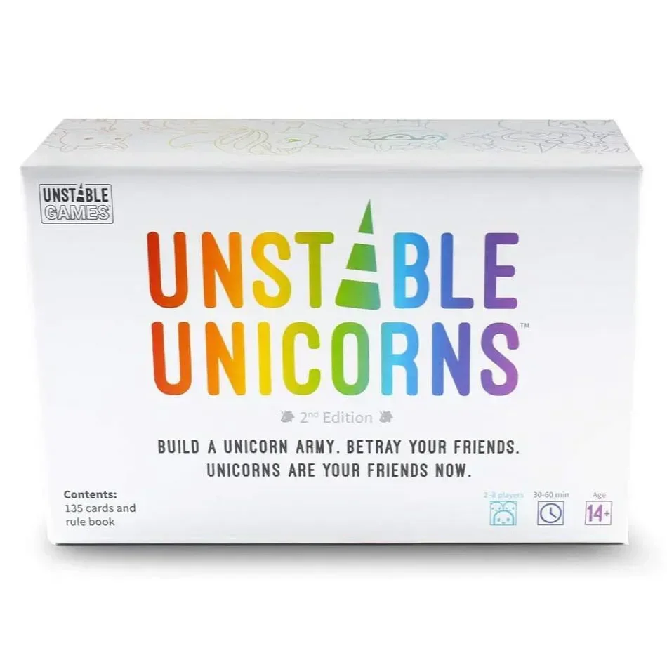 Unstable Unicorns Board English Family Party Expansion Basic version Of Classic Board Games