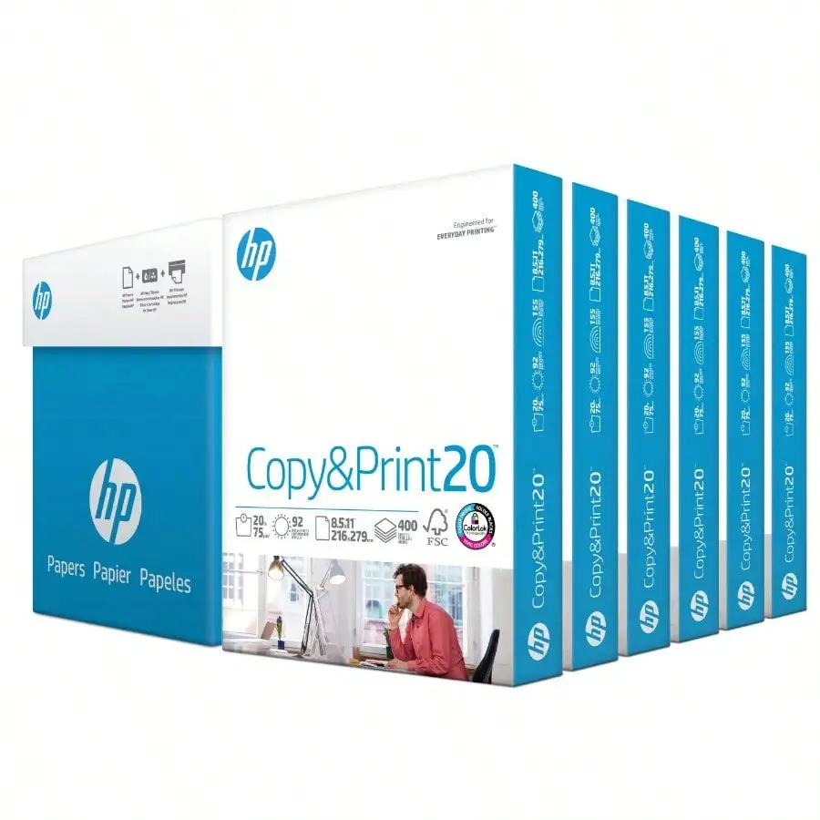 

Printer Paper - Copy & Print, 20 lb, 8.5" x 11", 2,400 sheets