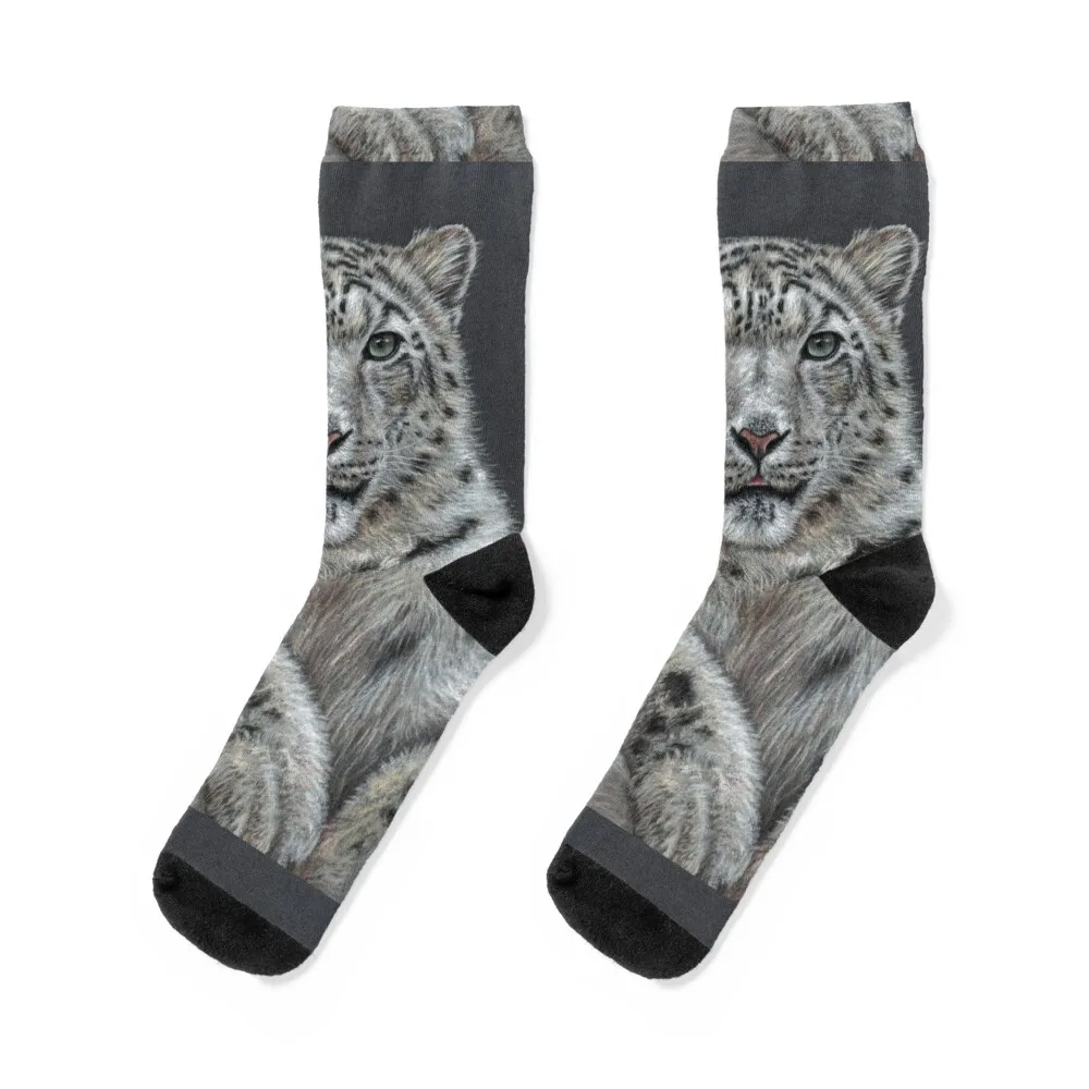The Snow Leopard - Der Schneeleopard Socks Lots winter gifts shoes basketball Socks Female Men's
