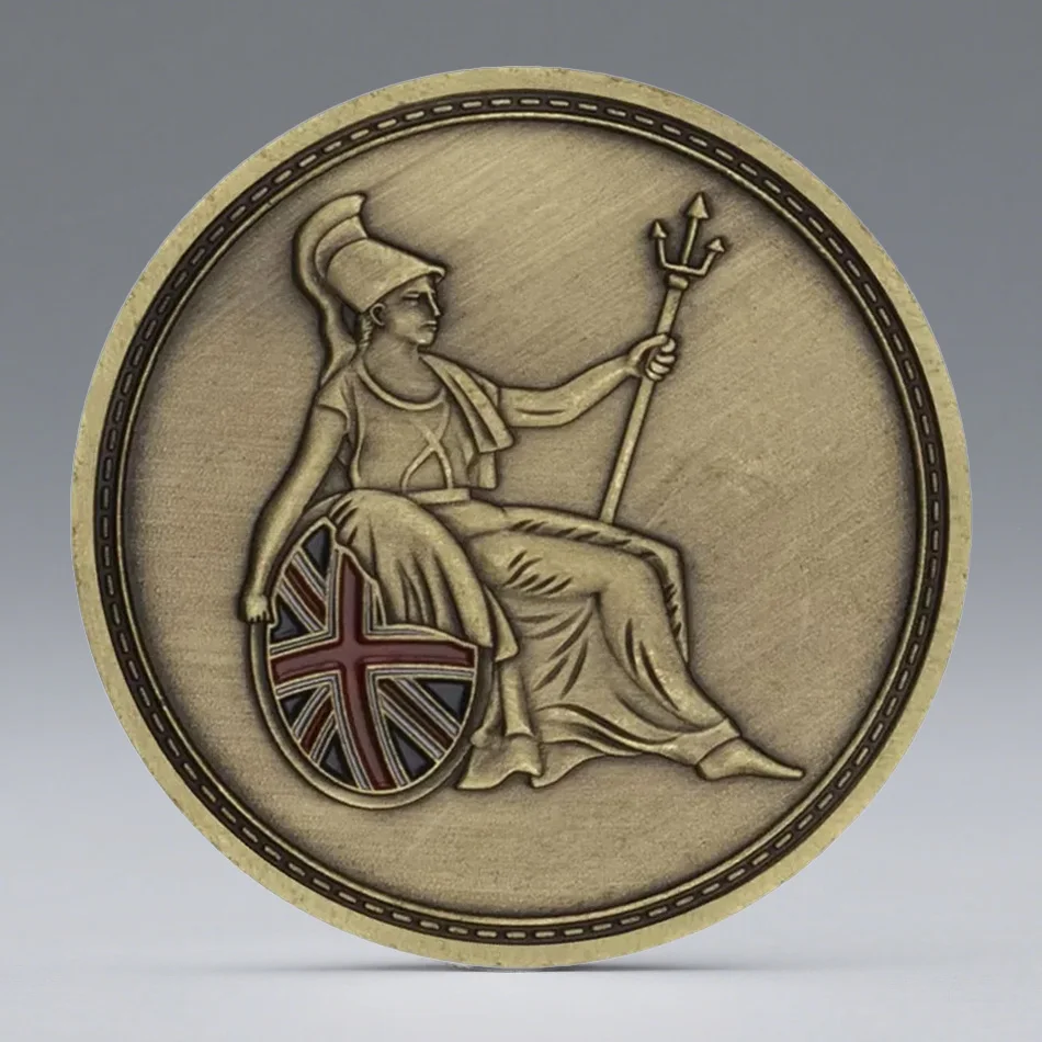 SA80 British Assault Rifle  Souvenir Coin Copper Plated Military Commemorative Coins