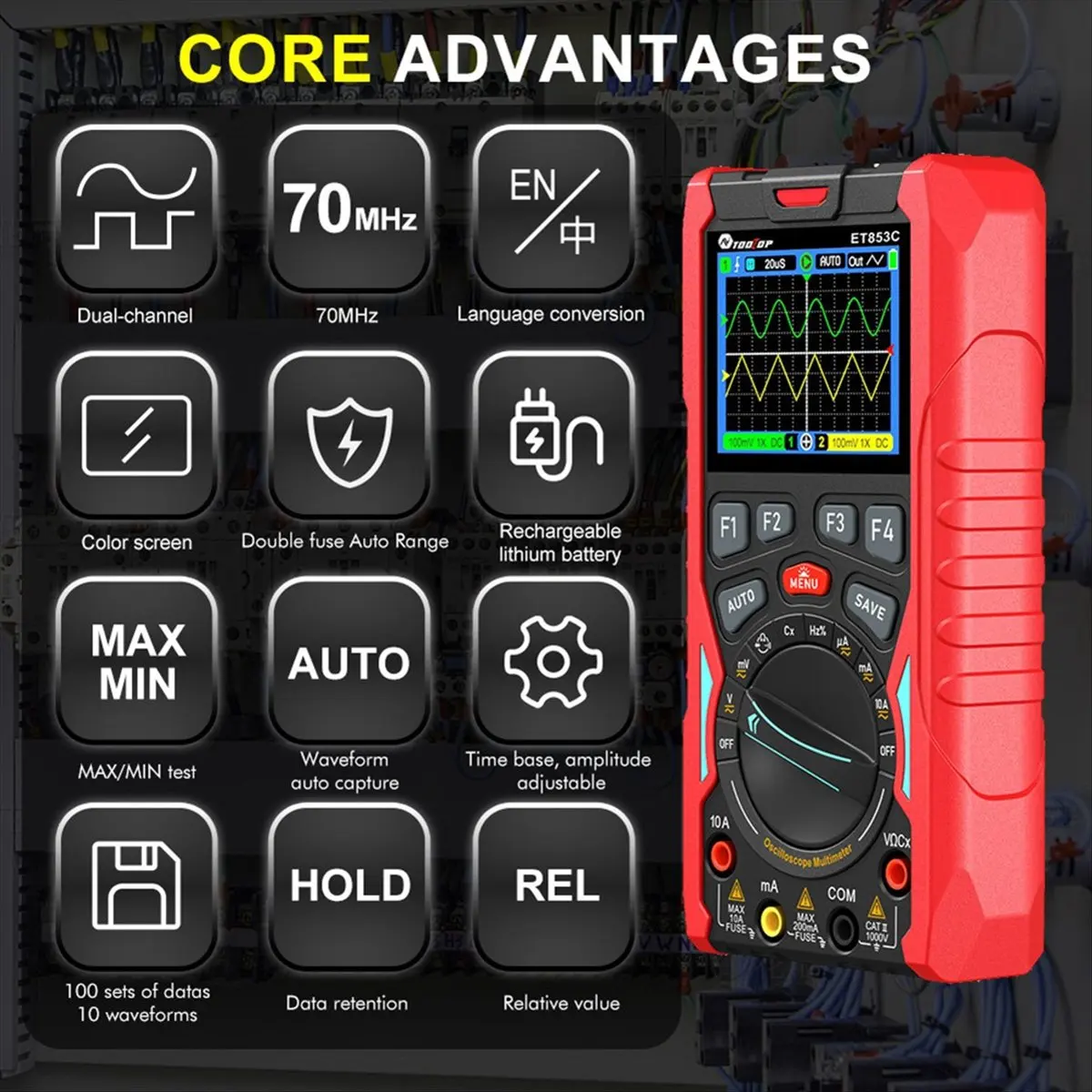 ET853C 2CH Oscillos…