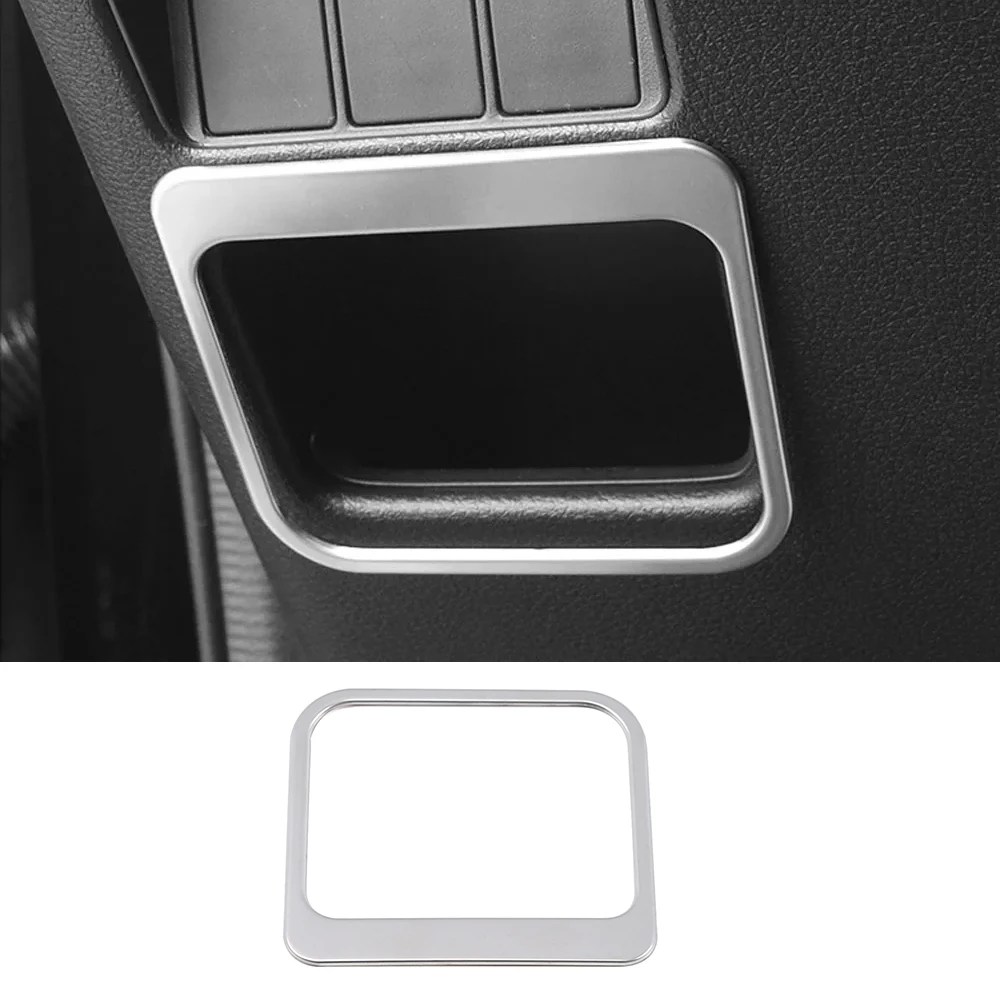 Interior Mouldings For Honda CRV CR-V 2017-2021 Matte Car Interior Decoration Main Driving Storage Box Decorative Cover trim