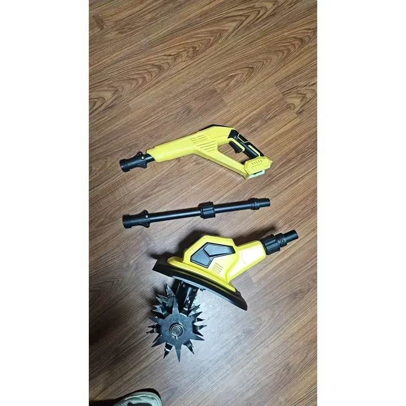 家庭用ハンドヘルドリチウム電池式ロータリー耕運機、農業用電動耕運機、ガーデンパワーツール