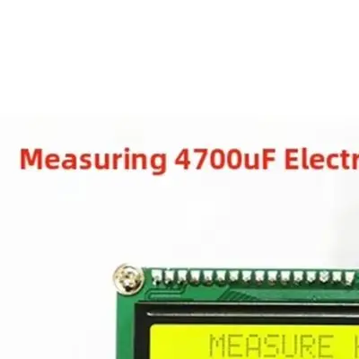 For LC100A Digital Capacitance Inductance Meter 1pF-100mF 1uH-100H High Accuracy LC Resonance Tester With LCD Display Tool