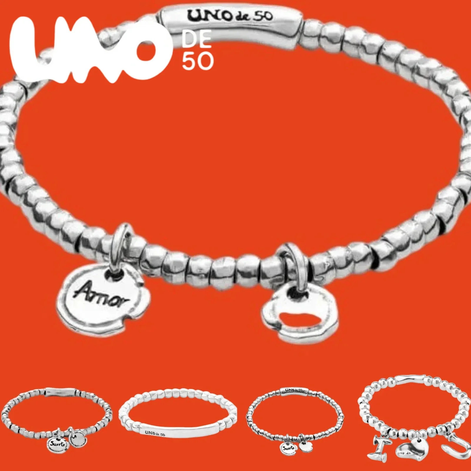 

2025 UNOde50 Bracelet 24K Silver & Gold Luxury Design Elevate Elegance Affordable High-End Fashion