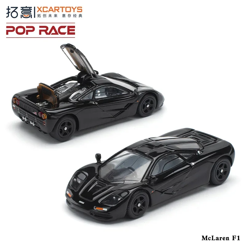 

POP RACE McLaren F1 Jet Black S30-02 Alloy Car Die Cast Model Collection Ornament Gift