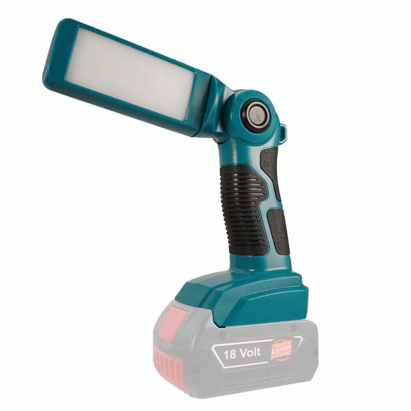 Portátil Conduziu a Luz de Advertência do Trabalho da Lâmpada para Bosch 14.4v18v Bateria do Li-íon Bat618 Bat609g Lanterna Exterior Lâmpada de Mesa com Usb 12w