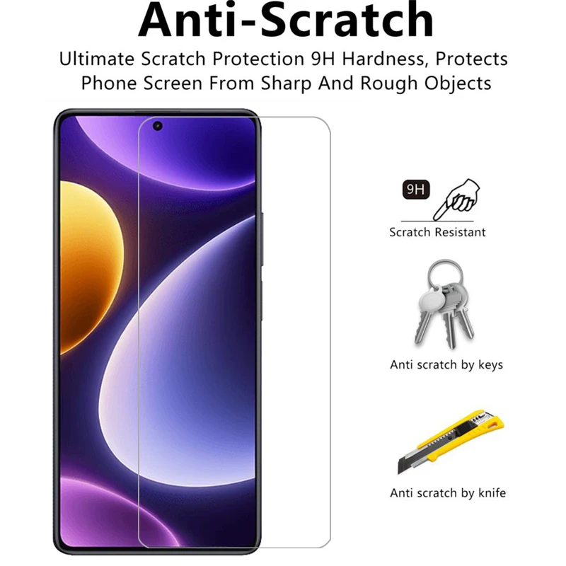 screen protector for xiaomi redmi note 12 turbo protective tempered glass on note12 12turbo note12turbo film xiomi remi redme 5g view 4