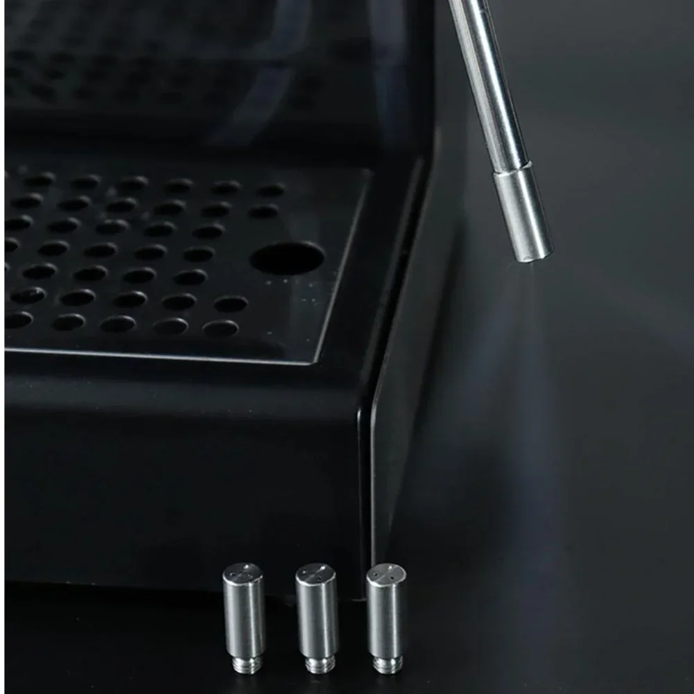 3 Hole Stainless Steel Steam Nozzle Replacement for Gaggia Coffee Machines Compatible with Classic Pure Deluxe Models